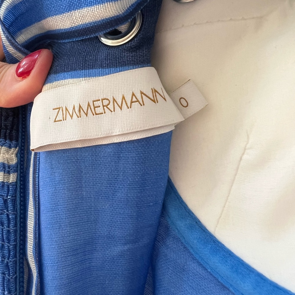Zimmermann High Tide Eyelet Maxi Dress size 0 - Picture 6 of 15